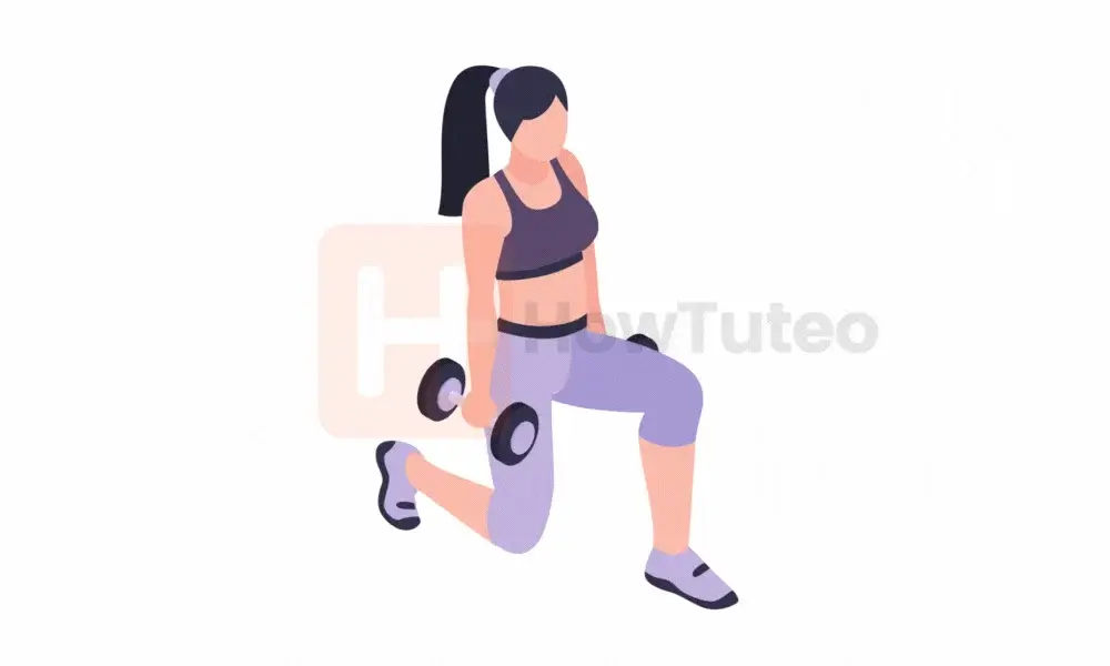 Dumbbell lunge