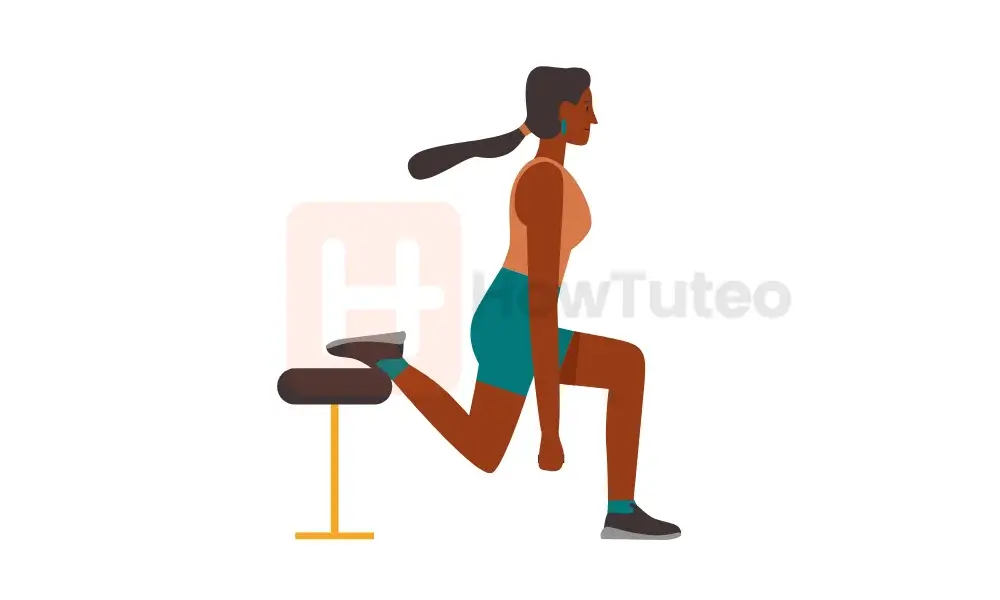 How to build muscle at home - Bulgarian squat