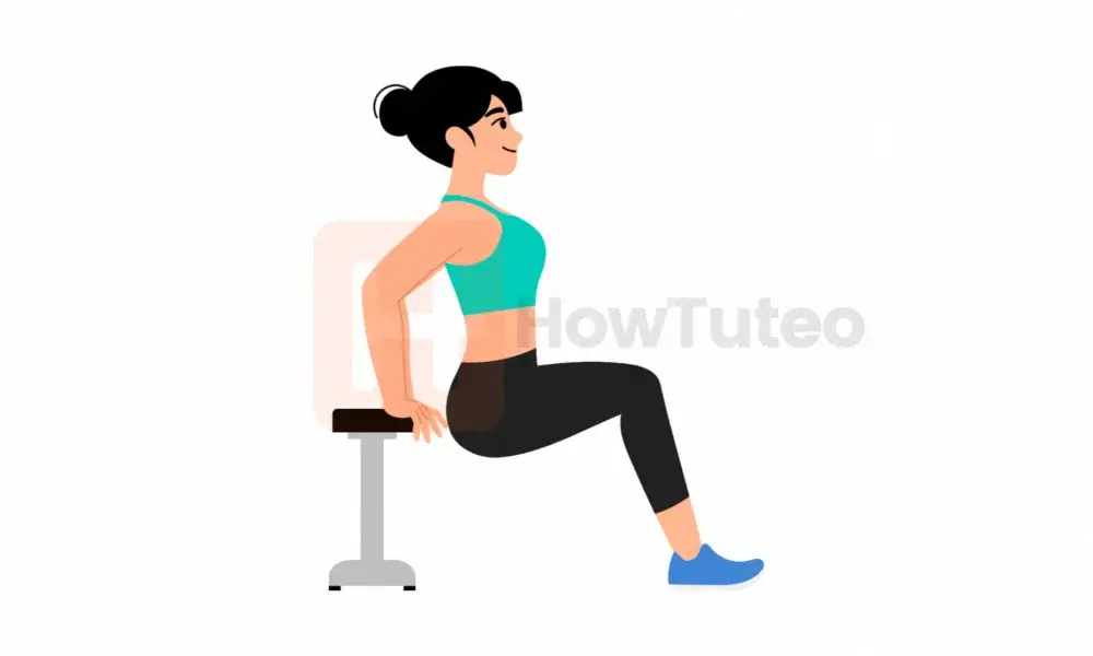 How to build muscle at home - Triceps dip