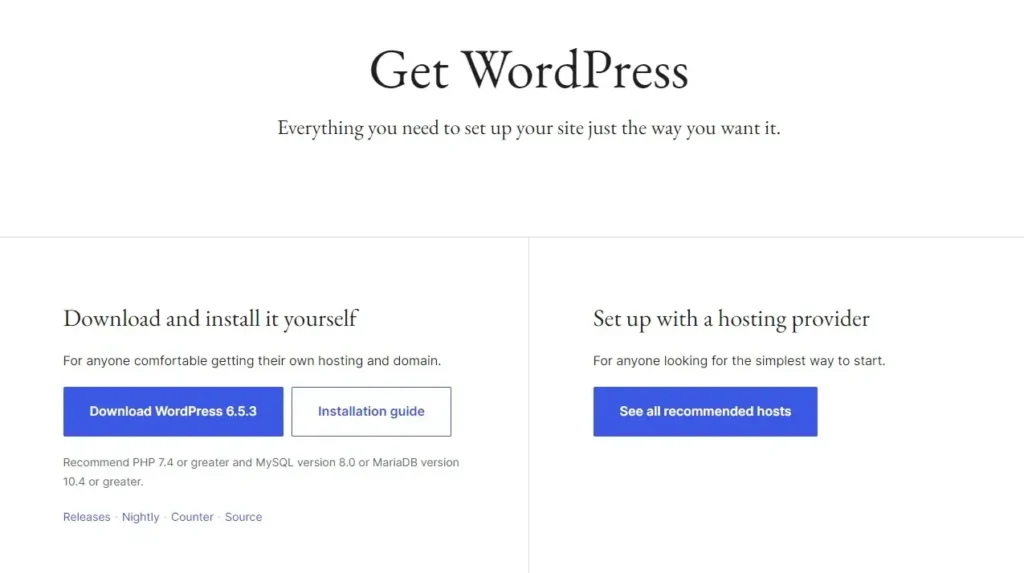How to install WordPress locally - WordPress Download
