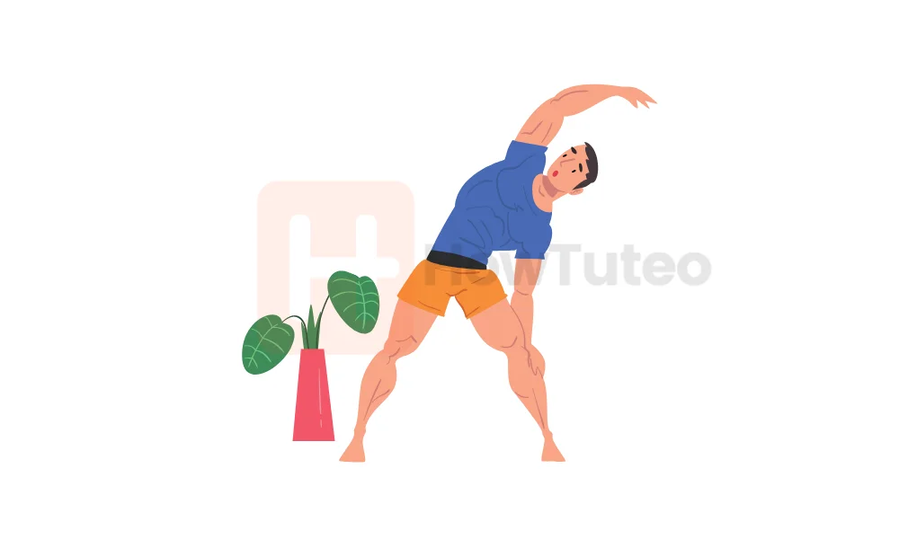 Best ab exercises at home with no equipment - Side reaches