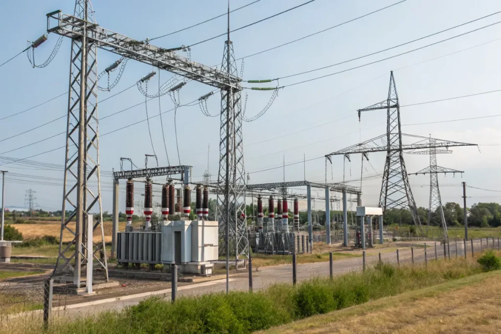 Grid congestion substation transmission line
