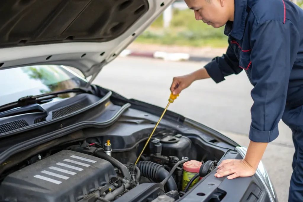 How to Check Oil Level in Car
