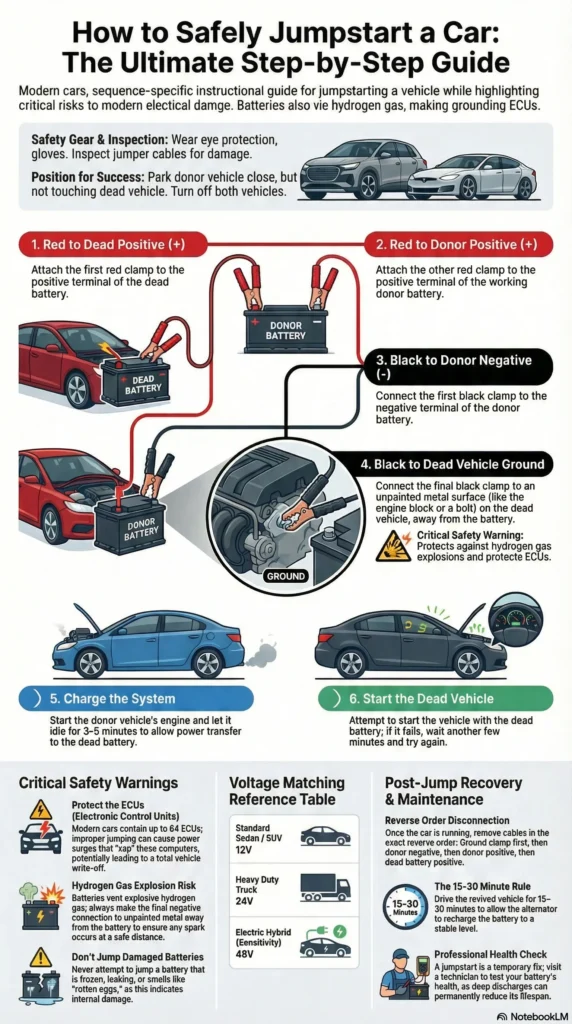 how to jumpstart a car