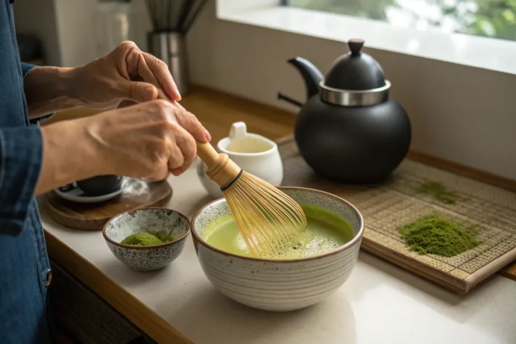 how to make matcha in a bowl